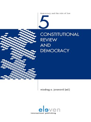 cover image of Constitutional Review and Democracy